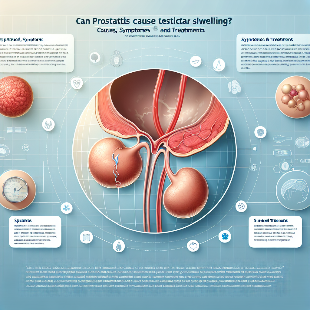 Illustrazione medica di un uomo con dolore ai testicoli, possibili sintomi della prostatite.