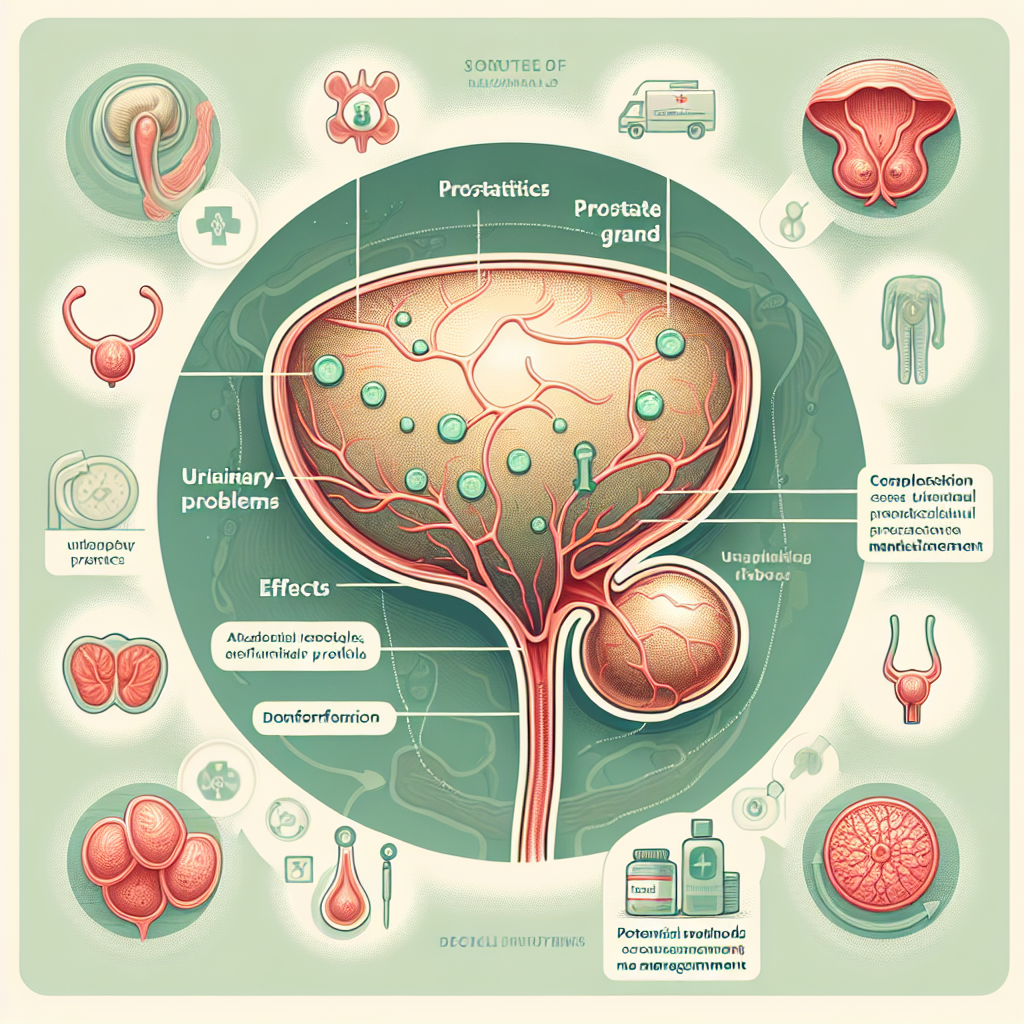 Immagine che illustra le complicazioni della prostatite e le sue possibili gestioni