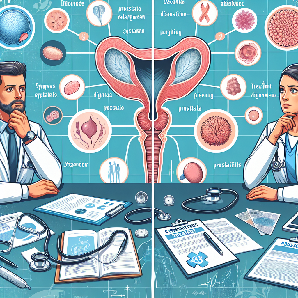 Differenze tra ingrossamento della prostata e prostatite, sintomi, diagnosi e trattamenti