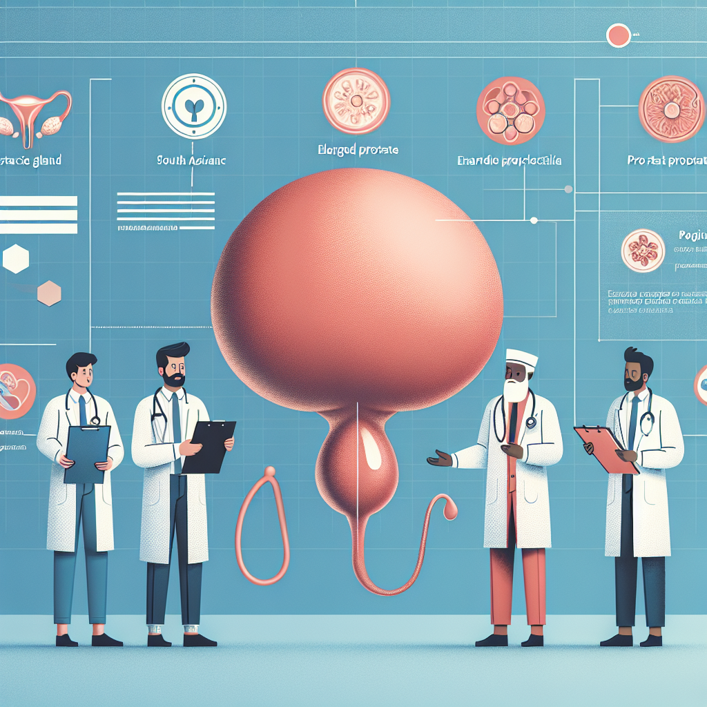 Grafico della prostata che mostra i sintomi e i diversi tipi di prostatite.