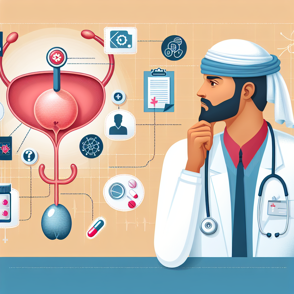 Diagramma che illustra i tipi di prostatite, i sintomi comuni e le complicazioni possibili.